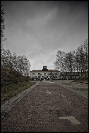 Dachau, l'ex campo di concentramento Dachau, l'ingresso dell'ex campo di concentramento