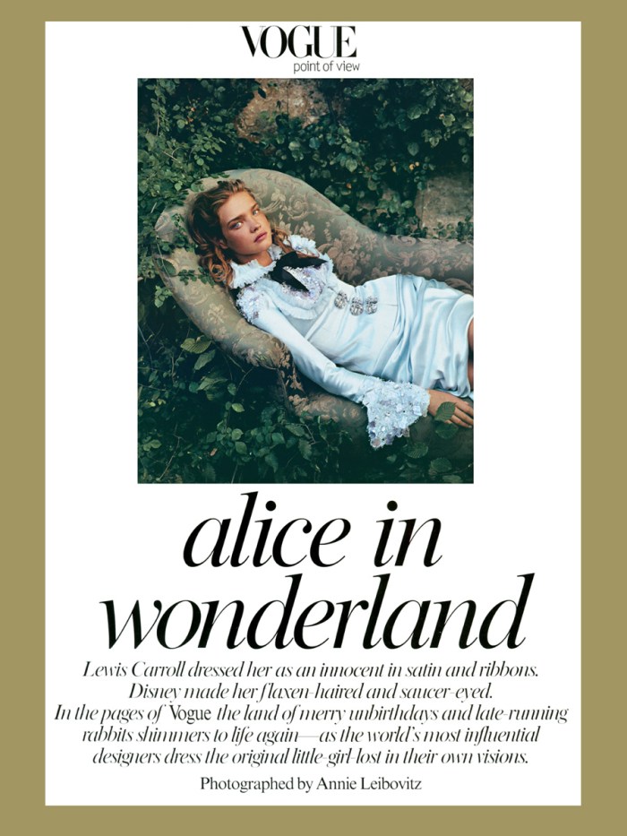 Annie Leibovitz - Alice in Wonderland (Vogue)