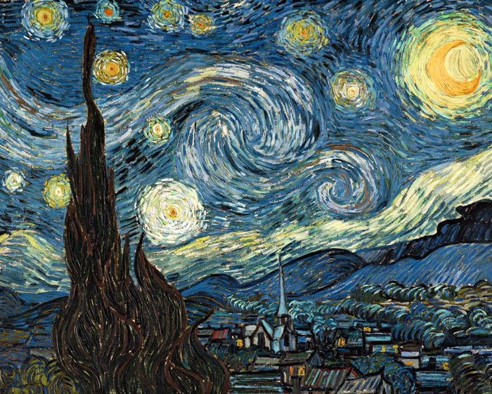 Amsterdam - Van Gogh Museum, Notte Stellata (Starry Night)
