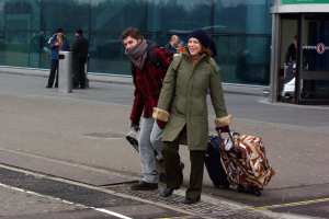 Una scena del film "Dieci inverni"