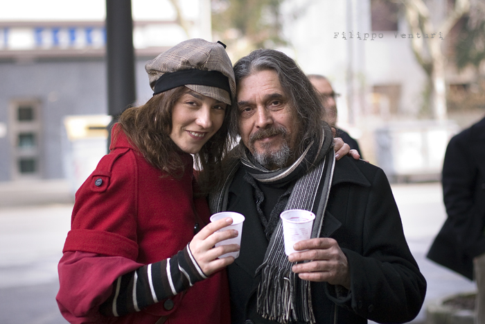 Michela Mariani e Claudio Lasagni, docenti dell'Accademia Romagna (foto di Filippo Venturi n. 11)