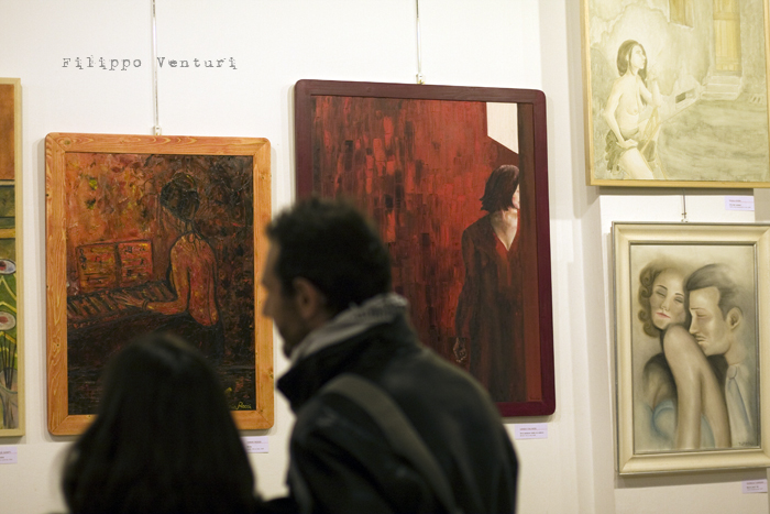 Inaugurazione Collettiva Accademia Romagna - Galleria Comunale di Cesenatico (foto di Filippo Venturi n. 12)