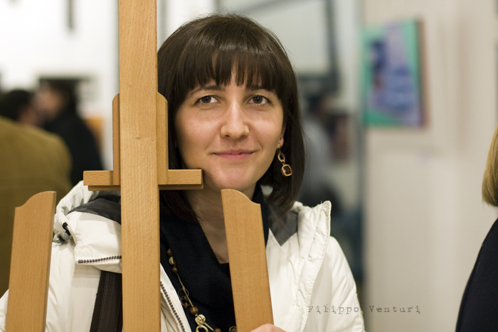 Paola Pieri, artista cesenate (foto di Filippo Venturi n. 3)