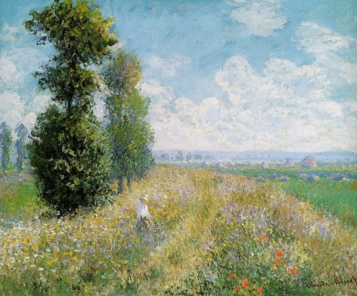 Monet - Meadow With Poplars (Parigi. Gli anni meravigliosi. Impressionismo contro Salon)