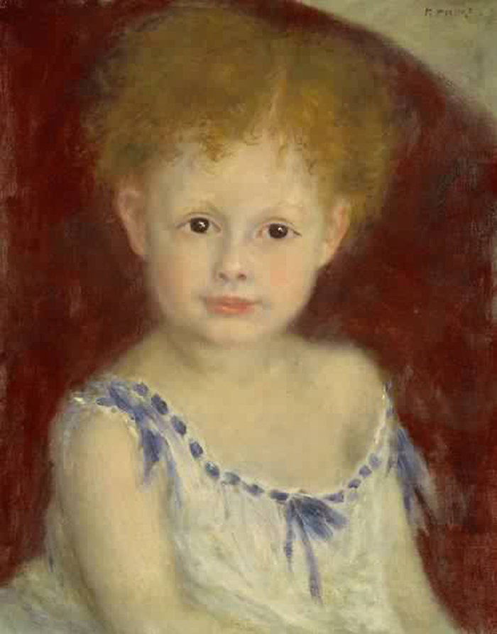 Renoir - Jacques Bergeret as a Child 1880 (Monet, Cézanne, Renoir e altre storie di pittura in Francia)