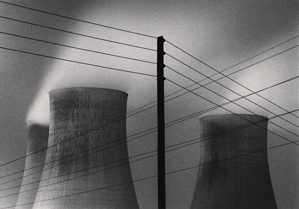 Michael Kenna - Ratcliffe Power Station, Study 9, Nottinghamshire, England, 1985 Michael Kenna - Ratcliffe Power Station, Study 9, Nottinghamshire, England, 1985