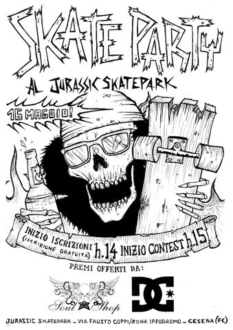 Jurassic Skatepark di Cesena, Contest Soul-Shop, DC Shoes
