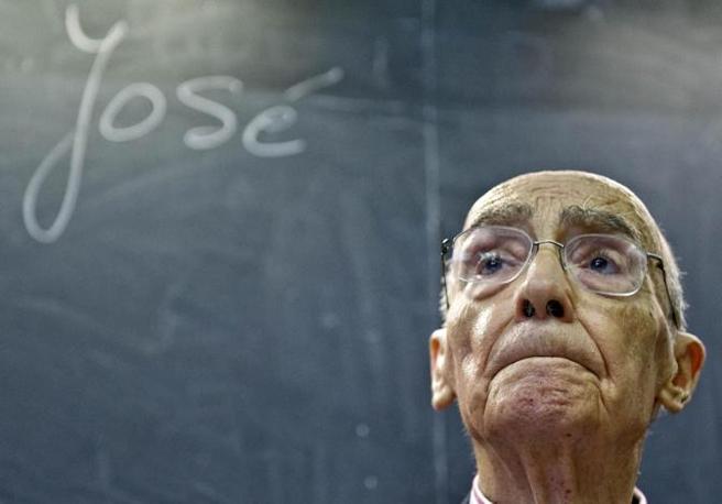 Josè Saramago (Torino, 10 ottobre 2009) - Foto di Alberto Ramella/Sync/Emblema