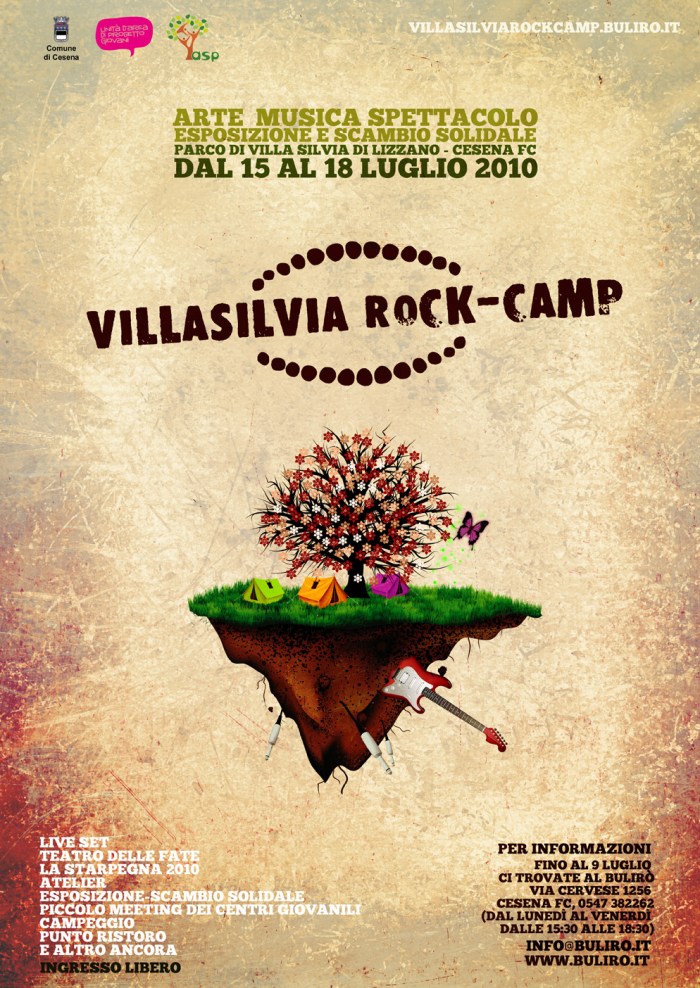 Villa Silvia Rock Camp 2010 - Lizzano di Cesena (Manifesto)