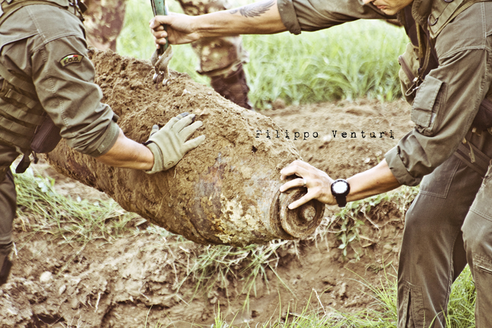 Disinnesco bomba nel Fiume Savio a Cesena - Foto 6
