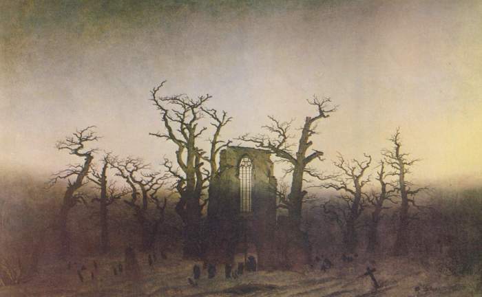 Caspar David Friedrich - The Abbey in the Oakwood