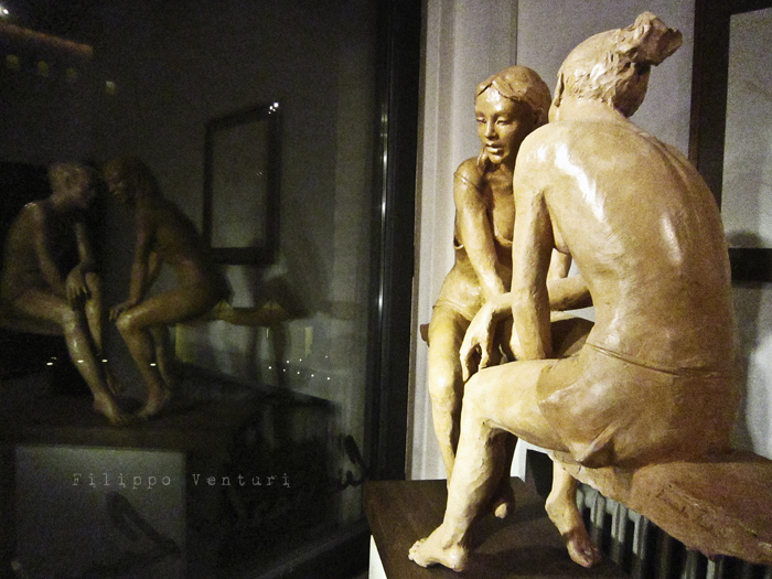 Foto 11 -  Notte della Cultura nello studio dello scultore Leonardo Lucchi