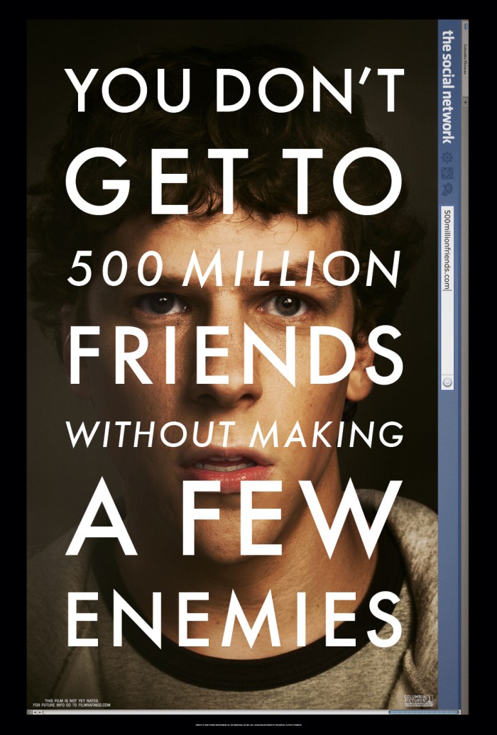 The Social Network, l'ultimo film di David Fincher (Poster)