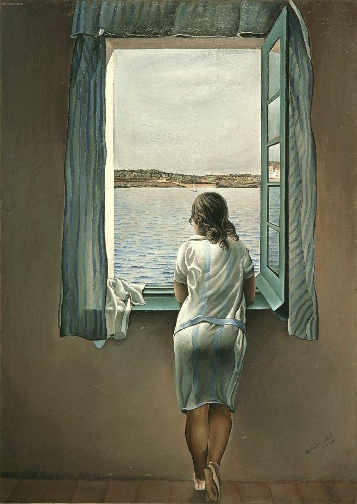 Salvador Dalì - "Ragazza alla finestra" (Muchacha en la ventana)