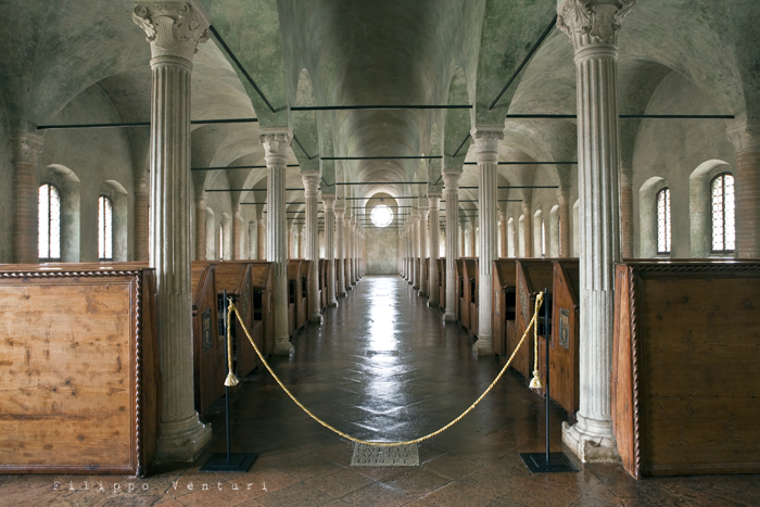 Biblioteca Malatestiana di Cesena (Humanistic Conventual Library, commissioned by the Lord of Cesena Malatesta Novello)