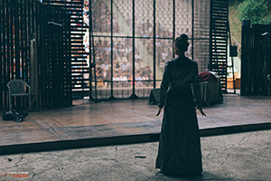 Agamennone, con Paolo Graziosi (backstage)