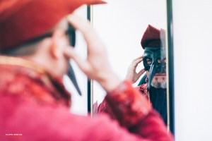 L’Avaro, with Alessandro Benvenuti (backstage)