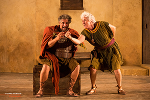 Il Vantone, con Ninetto Davoli e Edoardo Siravo