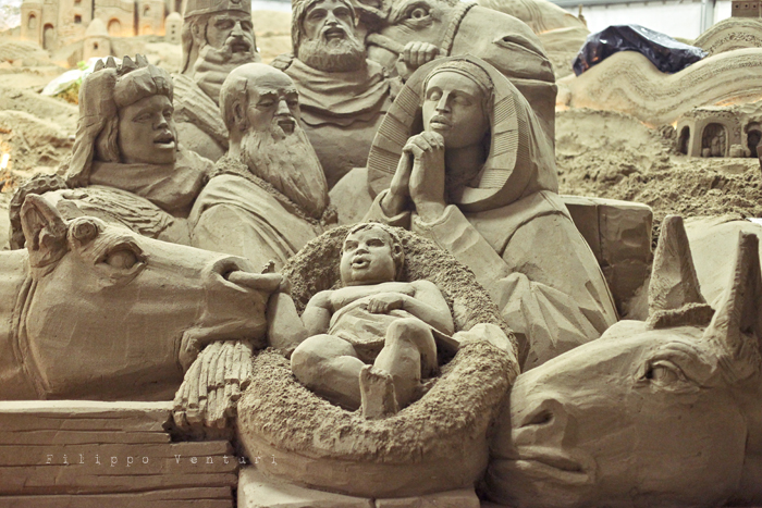 Presepio di sabbia di Rimini (2011), foto 1