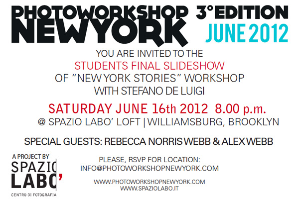 New York Stories, final slideshow party