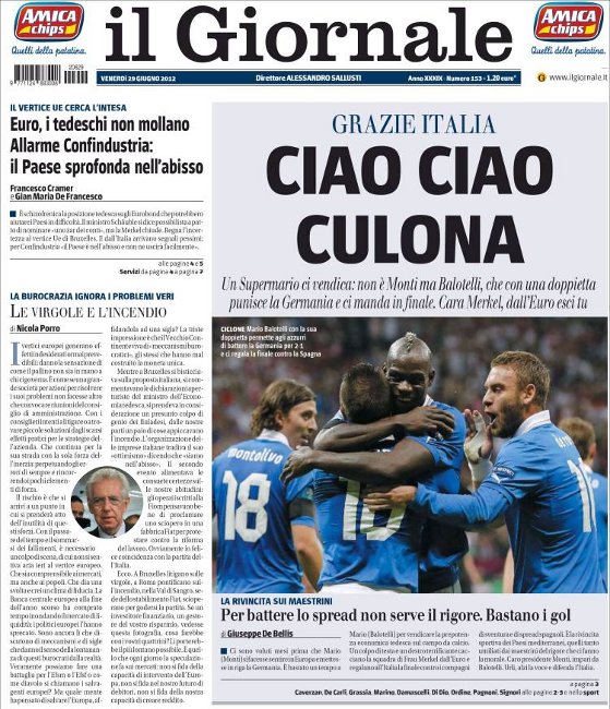 Berlusconi: "Angela Merkel è una culona inchiavabile"