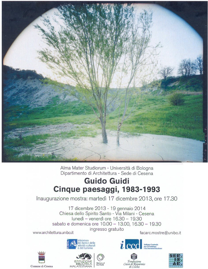 Guido Guidi, Cinque Paesaggi, 1983-1993, a Cesena