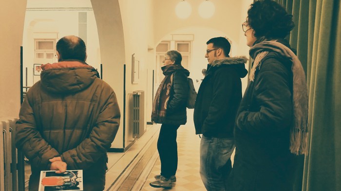 Inaugurazione della mostra "L'Ira Funesta" a Palazzo Dolcini