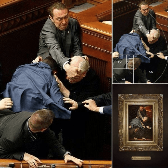 Photo of a Fight in the Ukrainian Parliament Looks Like Renaissance Art