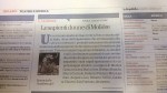 Articolo su "La Repubblica"