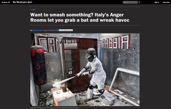 Il mio lavoro "L'Ira Funesta" è sul Washington Post