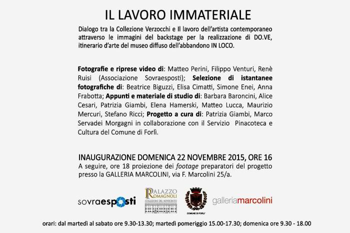 Mostra Il Lavoro Immateriale