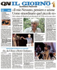 Ulisse, Il mio nome è nessuno, tratto da Valerio Massimo Manfredi, con Sebastiano Lo Monaco