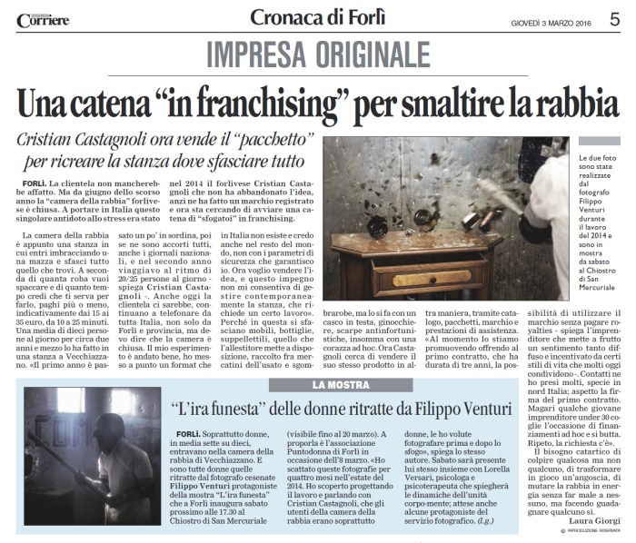 L'Ira Funesta in mostra a Forlì