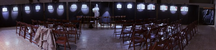 L'Ira Funesta in mostra a Forlì, l'allestimento