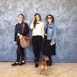 Le organizzatrici, da sinistra: Agnese Capalti, Irene Alison e Roberta&nbsp;Fuorvia