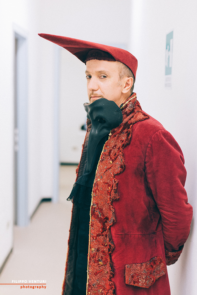 L'Avaro, con Alessandro Benvenuti (backstage), foto 5