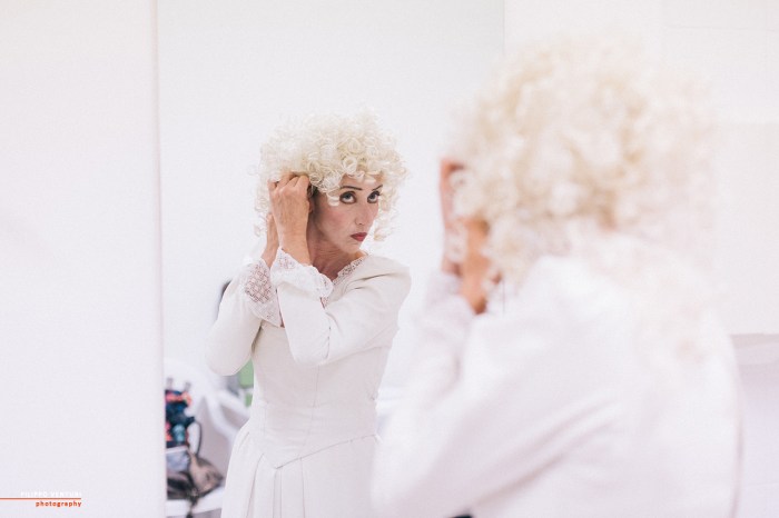 L'Avaro, con Alessandro Benvenuti (backstage), foto 11