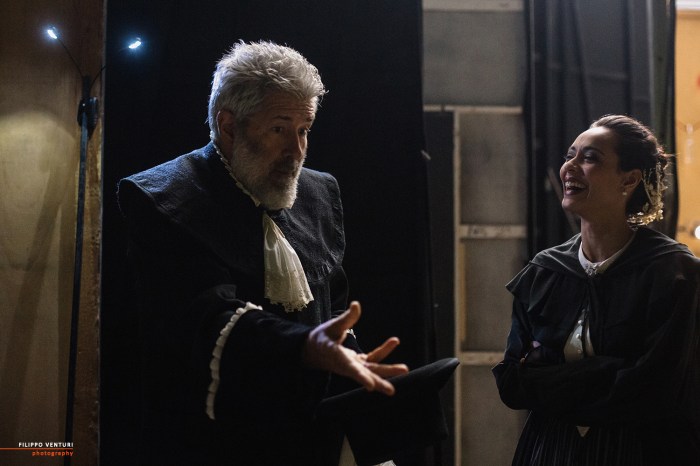 L'Avaro, con Alessandro Benvenuti (backstage), foto 13