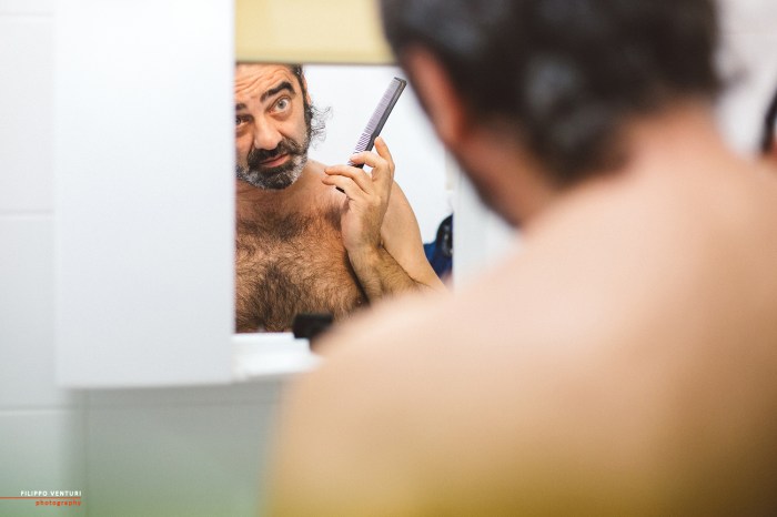 Re Lear, con Giuseppe Pambieri, backstage foto 2