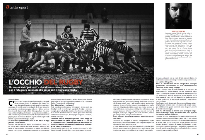 Magazine “A Cesena”, Rugby