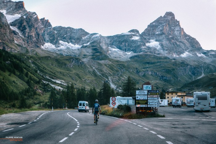 Sandro Valbonesi, da Savona, a Cervinia, alla vetta del Breithorn, foto 19