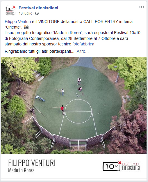 Made in Korea al Diecixdieci Festival della Fotografia Contemporanea