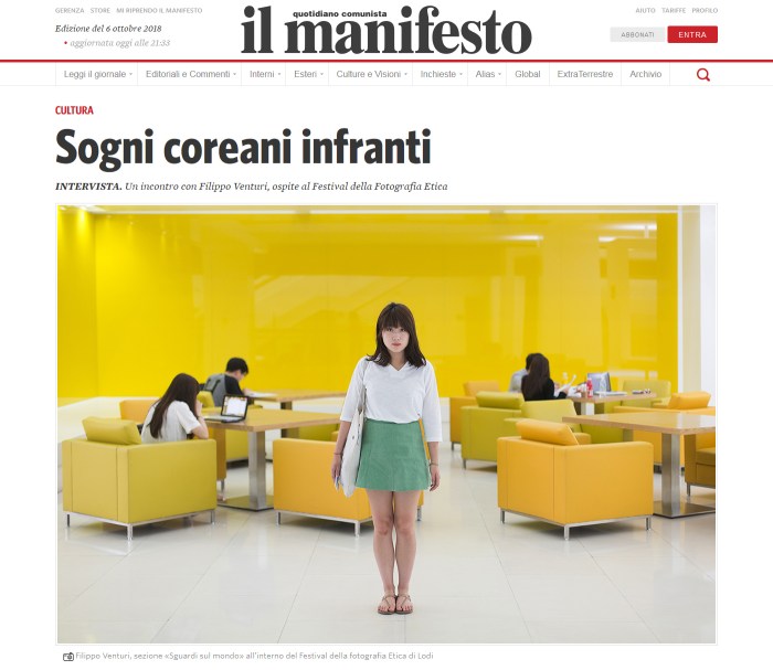 Intervista per Il Manifesto