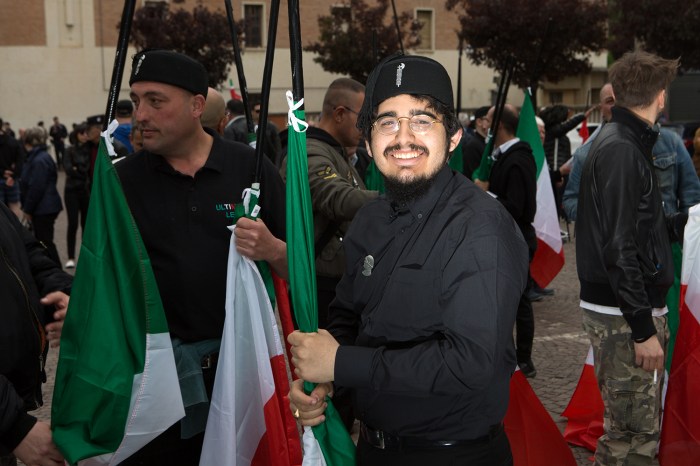 Nostalgic Fascists in Predappio, Italy