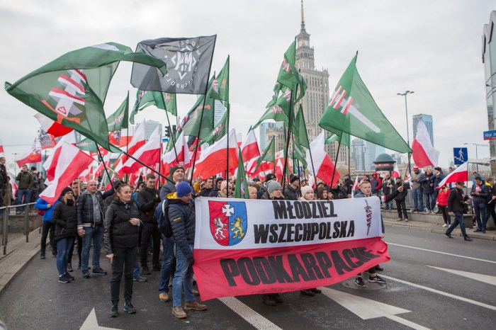 March of Independence Day in Warsaw