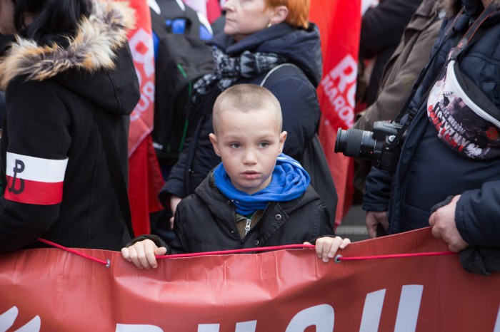 March of Independence Day in Warsaw