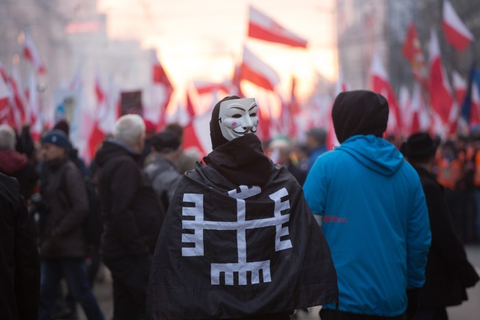 March of Independence Day in Warsaw