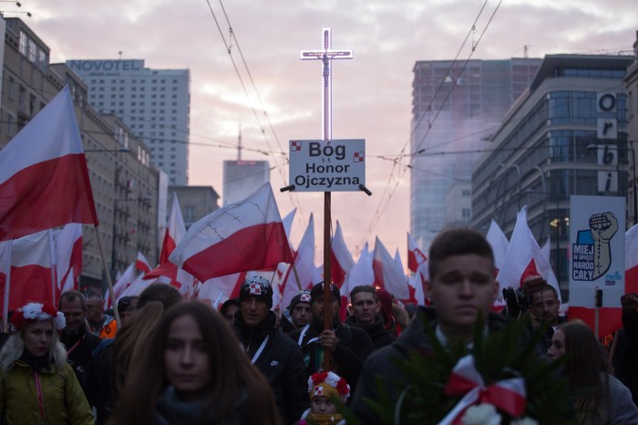 March of Independence Day in Warsaw