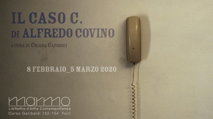 Inaugurazione "Il Caso C." di Alfredo Covino