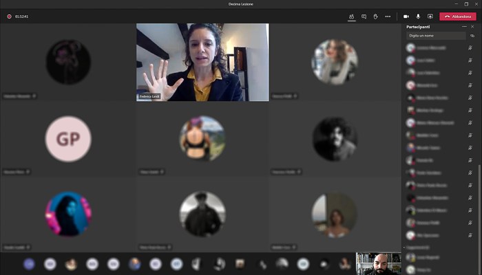 Incontro con gli studenti dell'Accademia di Belle Arti di Roma